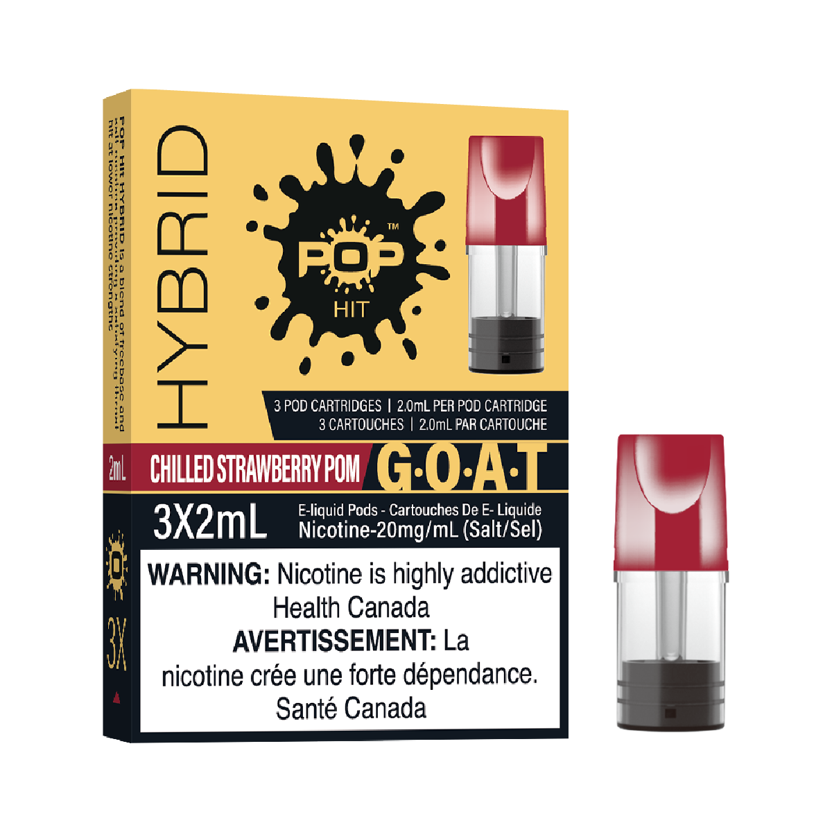 POP Pods Chilled Strawberry Pom