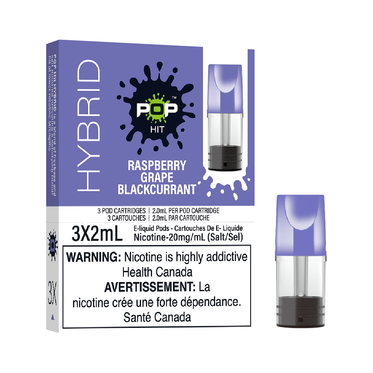 POP Pods Raspberry Grape Blackcurrant