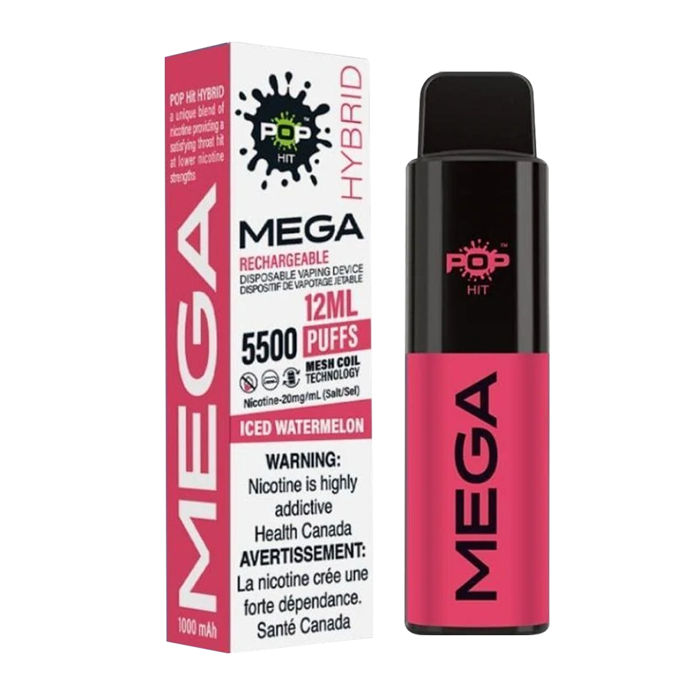 POP Mega Mesh Disposable Vape Iced Watermelon