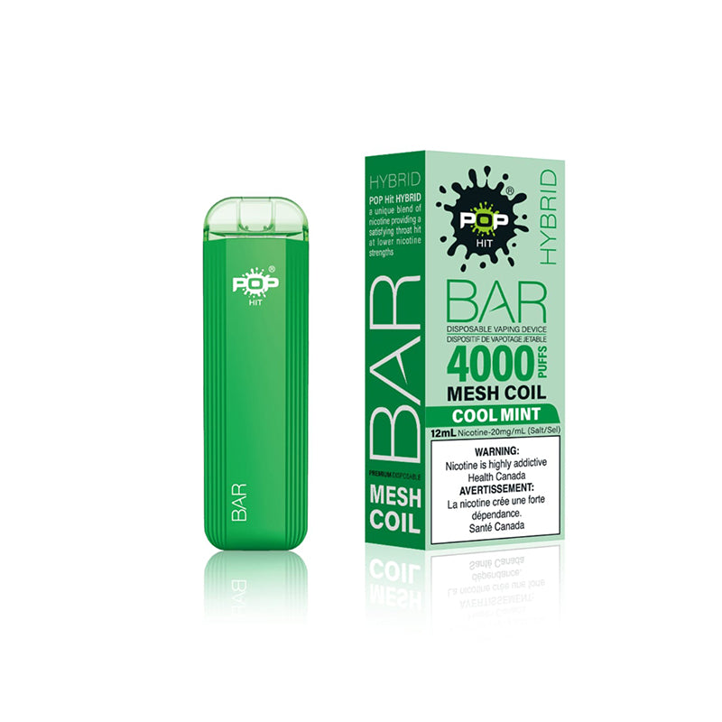 POP Bar 4000 Cool Mint disposable vape - Popvapor