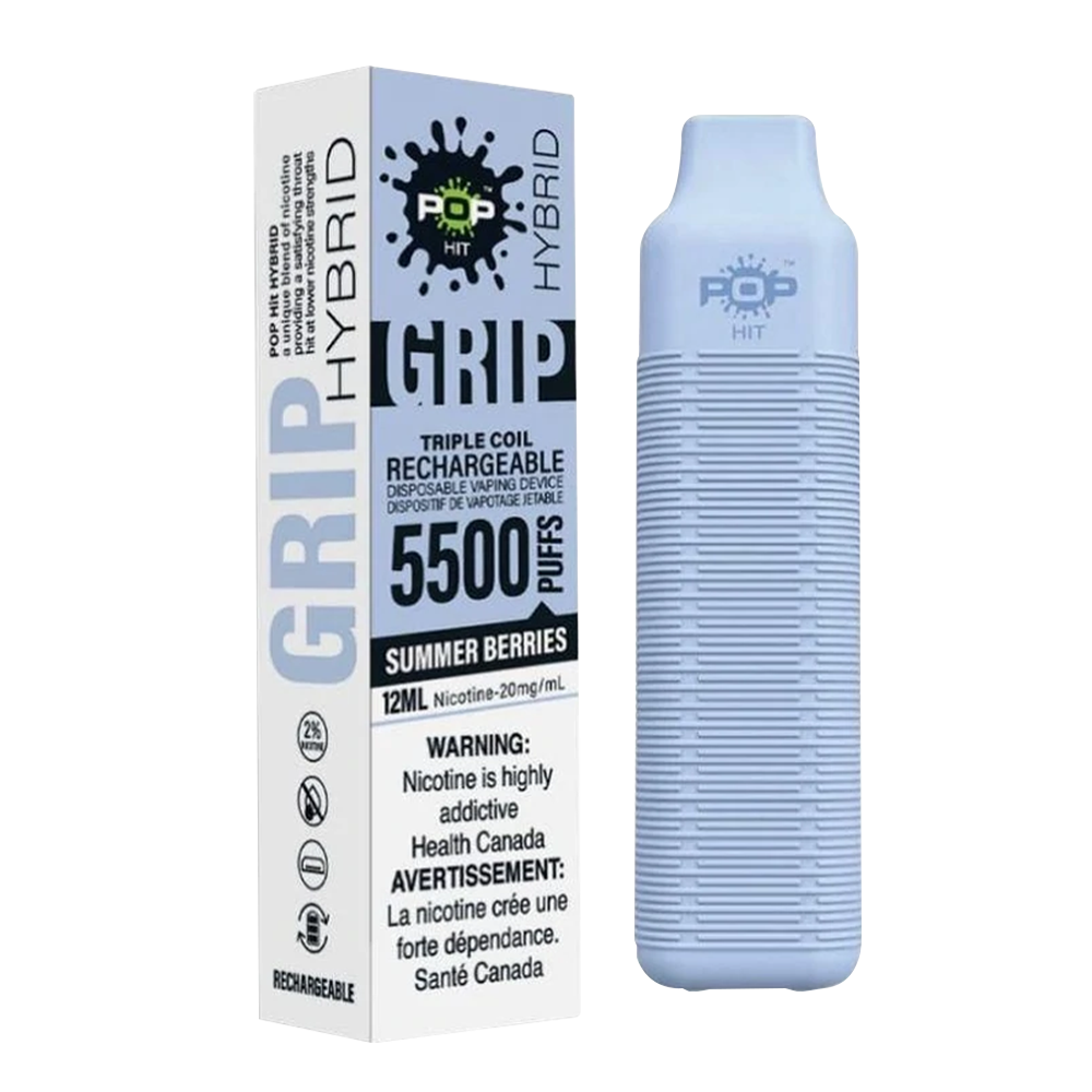 Pop Grip Disposable Vape | Summer Berries | Buy 3 Get 4 Promotion Pop Vapor Pop Grip Disposable Vape | Summer Berries | Buy 3 Get 4 Promotion Pop Vapor