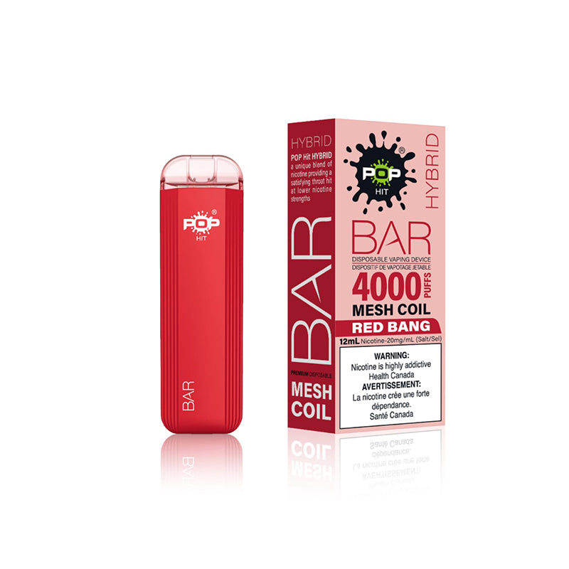 POP Bar 4000 Red Bang disposable vape - Popvapor