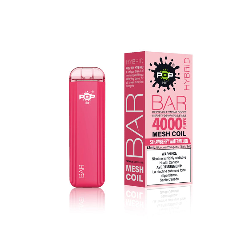 POP Bar 4000 Strawberry Watermelon disposable vape - Popvapor