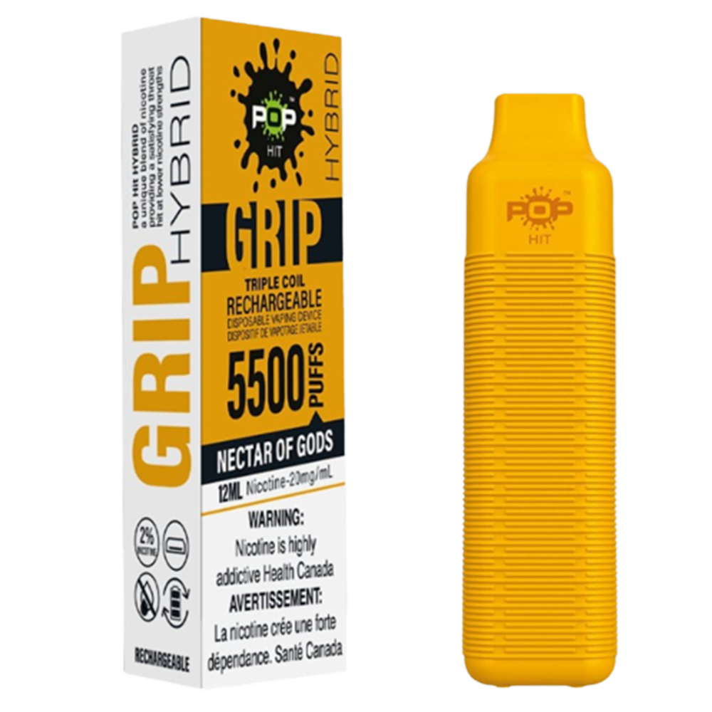 Pop Grip Disposable Vape | Nectar of Gods | Buy 3 Get 4 Promotion Pop Vapor Pop Grip Disposable Vape | Nectar of Gods | Buy 3 Get 4 Promotion Pop Vapor
